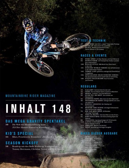 Juli2013InhaltMTBRiderMagazin