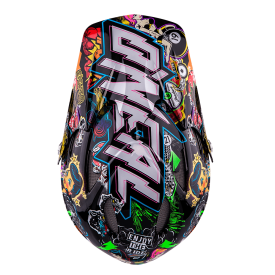 ONeal Backflip Fidlock DH Kids Helmet Evo CRANK black multi Oben