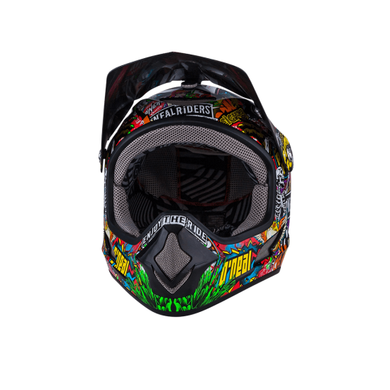 ONeal Backflip Fidlock DH Kids Helmet Evo CRANK black multi Vorne