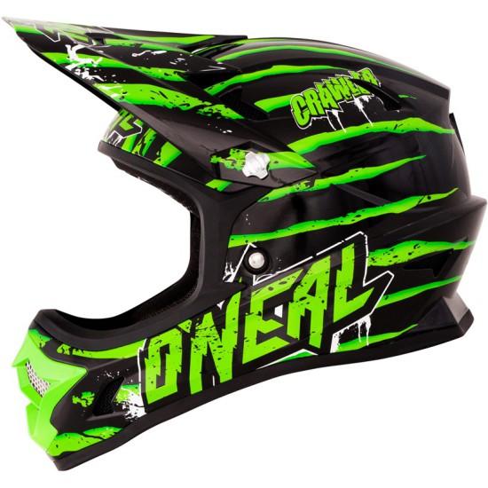 ONealFury Fidlock DH Helmet Evo Crawler Seite links schwarz grün