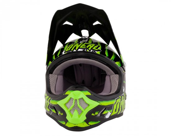 ONealFury Fidlock DH Helmet Evo Crawler Vorne schwarz grün