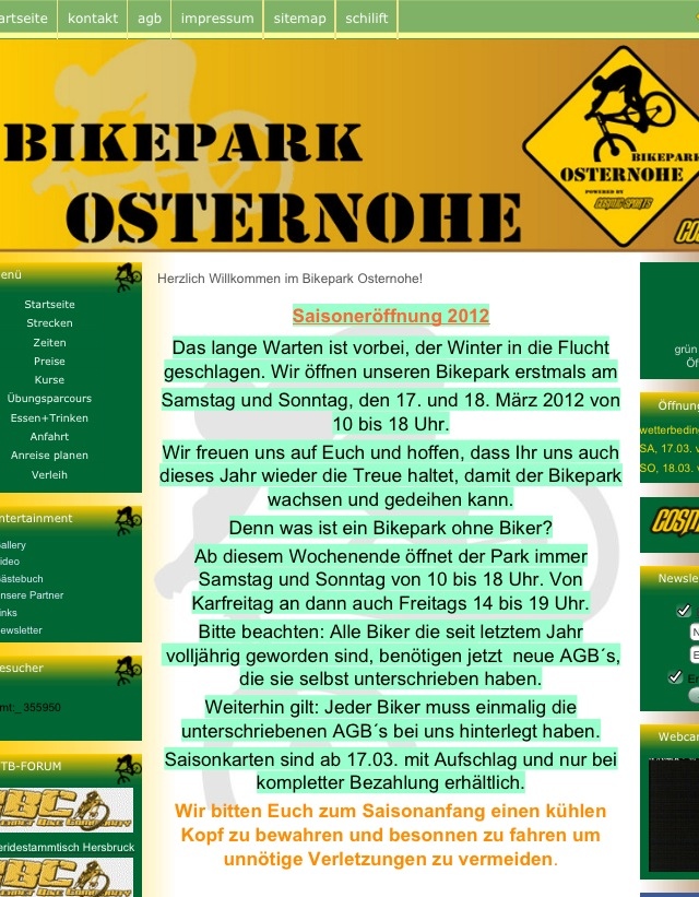 Saisoneröffnung im Bikepark Osternohe