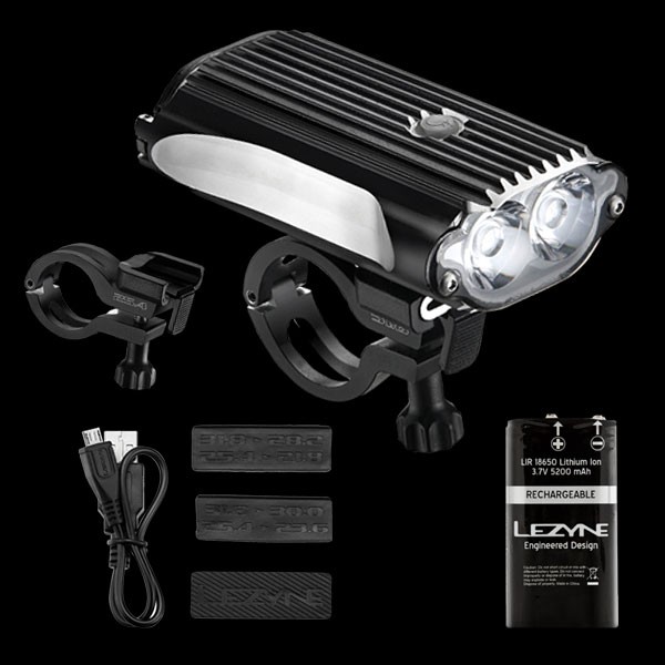 Lezyne LED Mega Drive Box mit Zubehör bis 1000 Lumen