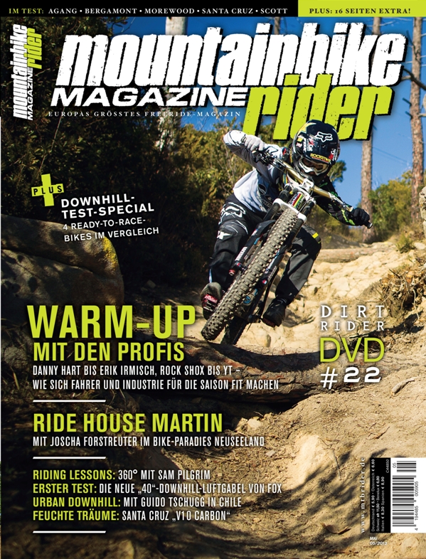 Heute schon Mai: Die neue Ausgabe der MTB Rider