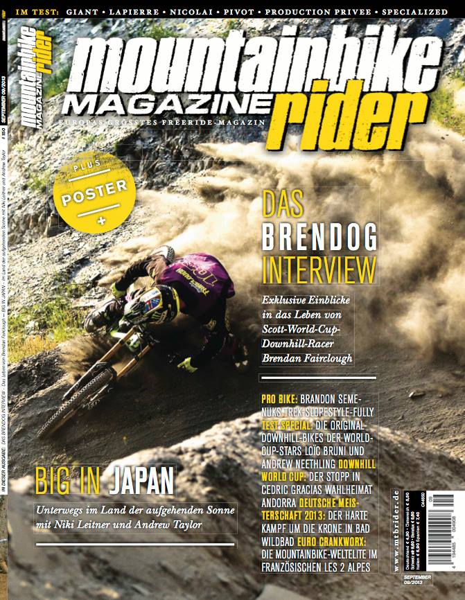 Mountainbike Rider Magazin Ausgabe September 2013