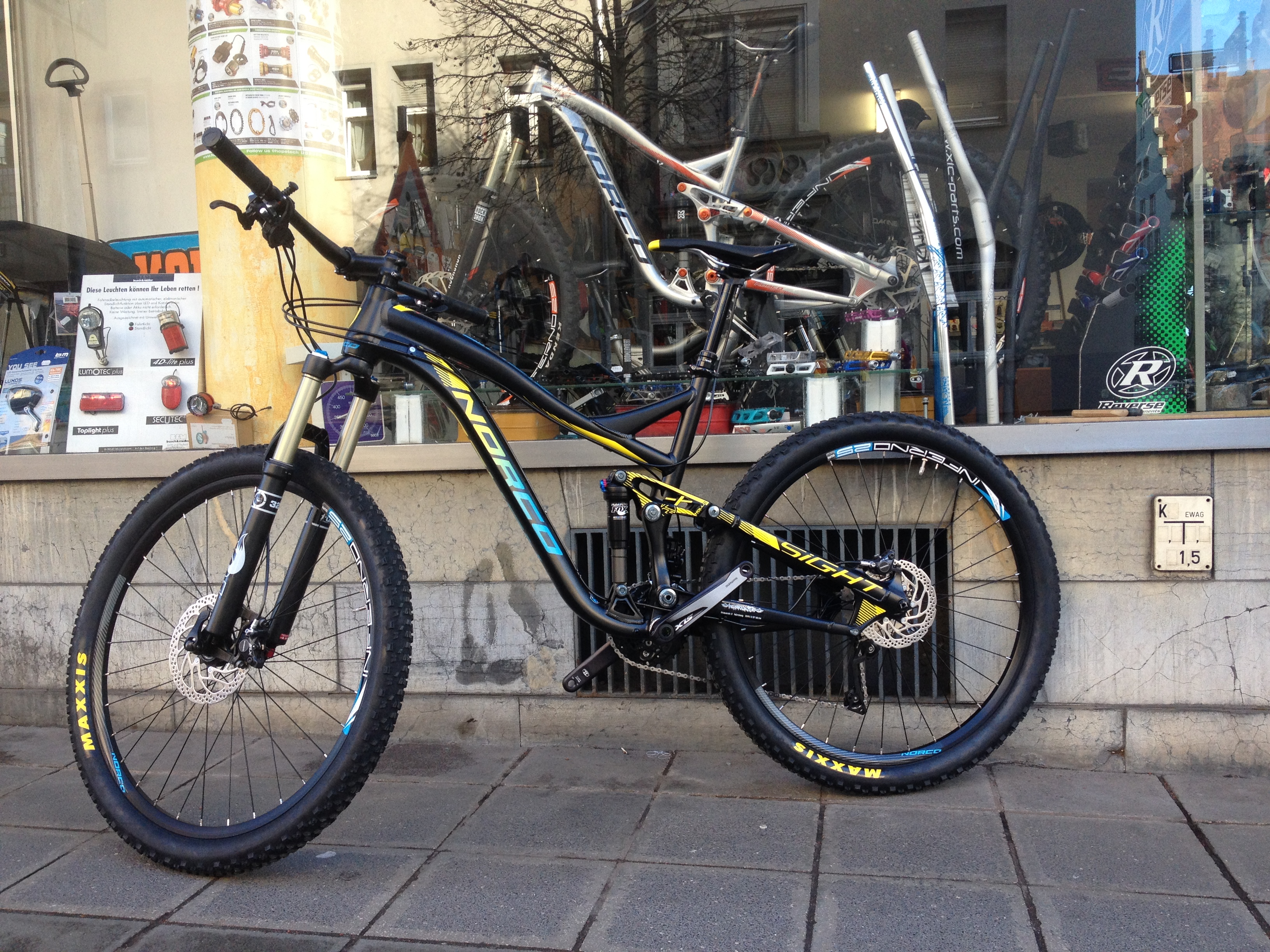 Das schöne Norco Sight Killer B 2014 Alu 7.1.5 ist das nächste bei uns