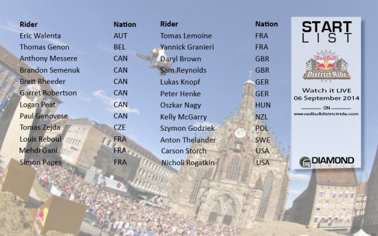 RedBullDistrictRide Line Up