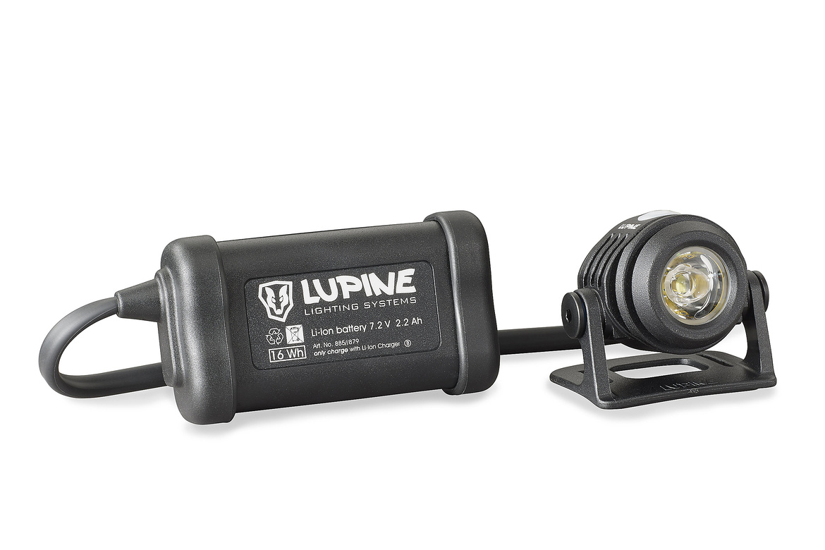 Lupine Helmlampe: Neu im Programm ist die Neo 2: kleiner kompakter und trotzdem hell