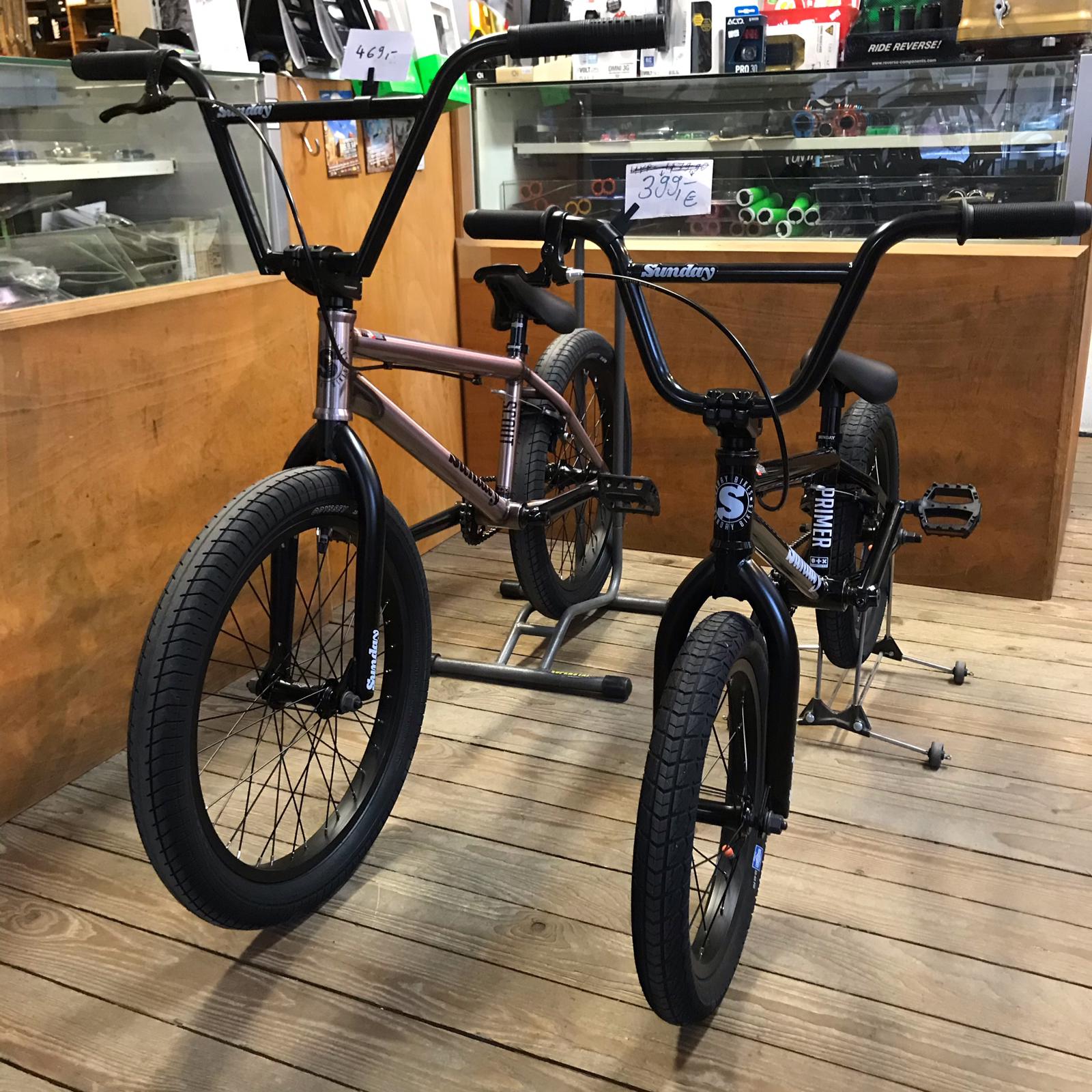 BMX Bikes von Sunday in 16 Zoll und 20 Zoll